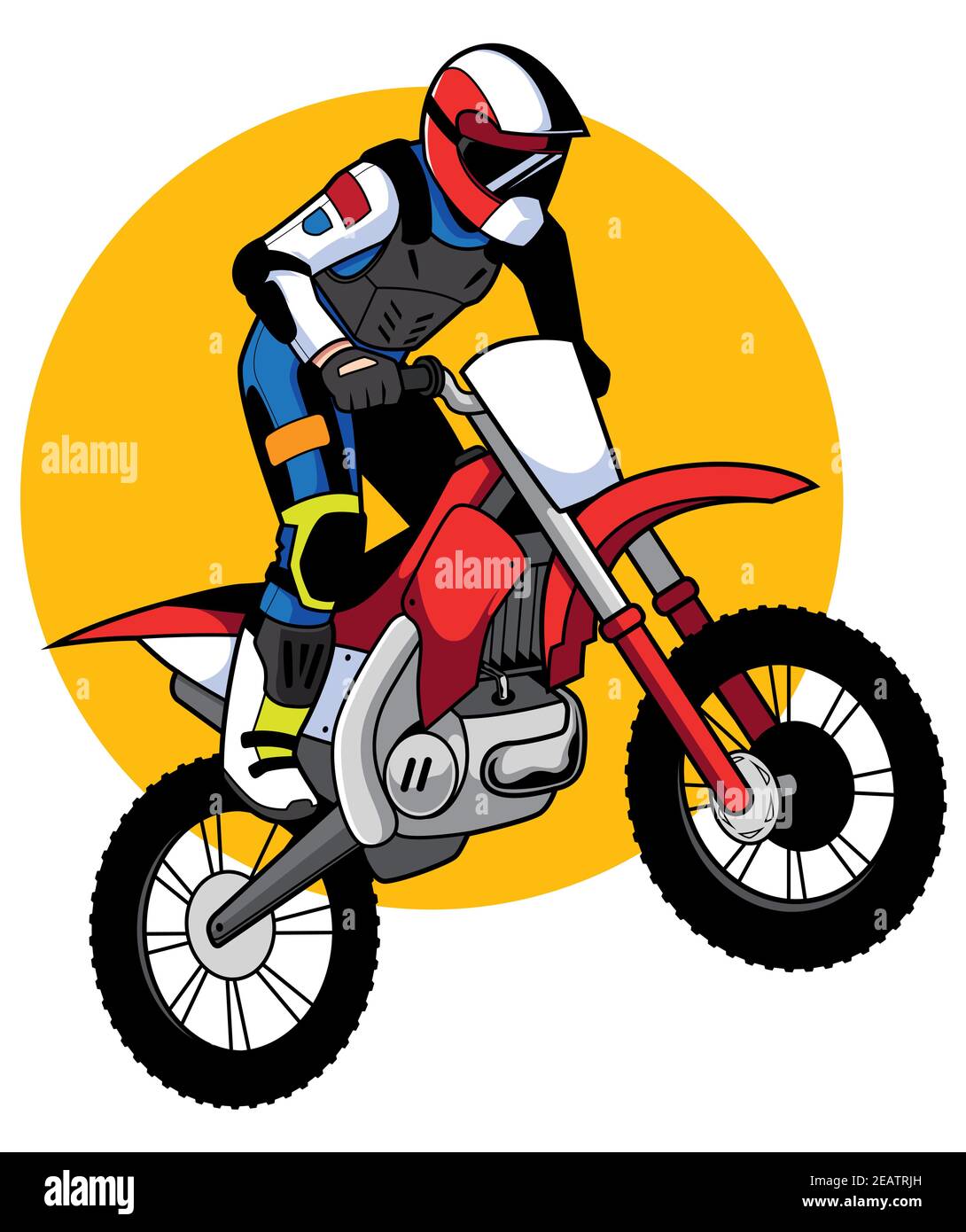 Detail Motor Cross Kartun Nomer 21