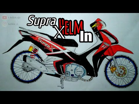 Detail Motor Drag Supra X Nomer 43