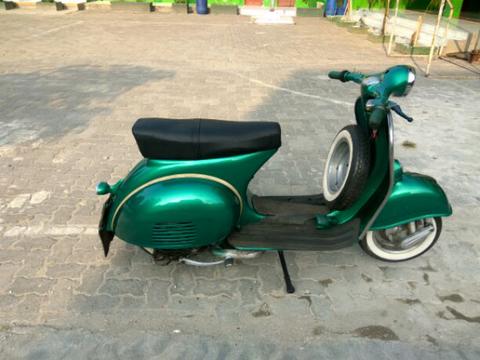 Detail Motor Vespa Antik Nomer 8