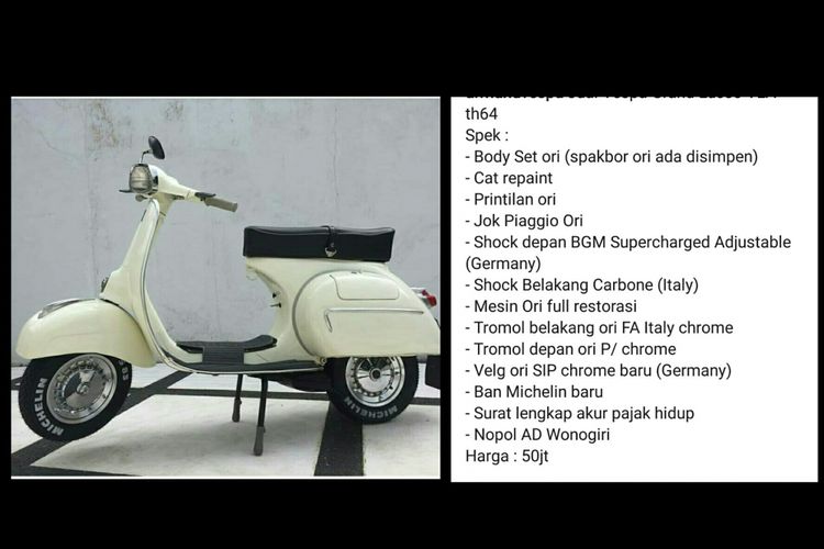 Detail Motor Vespa Jaman Dulu Nomer 17