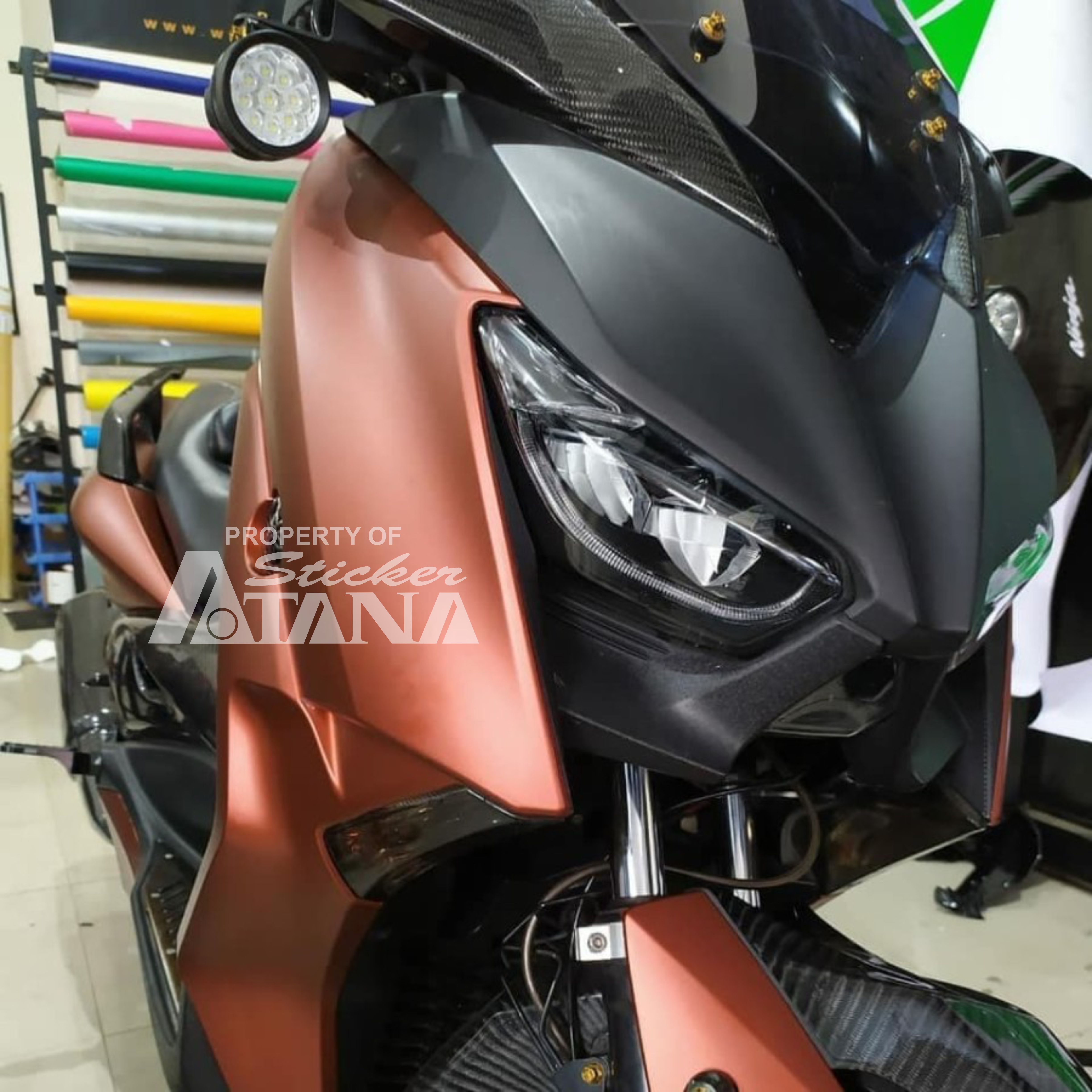 Detail Motor Warna Coklat Doff Nomer 2