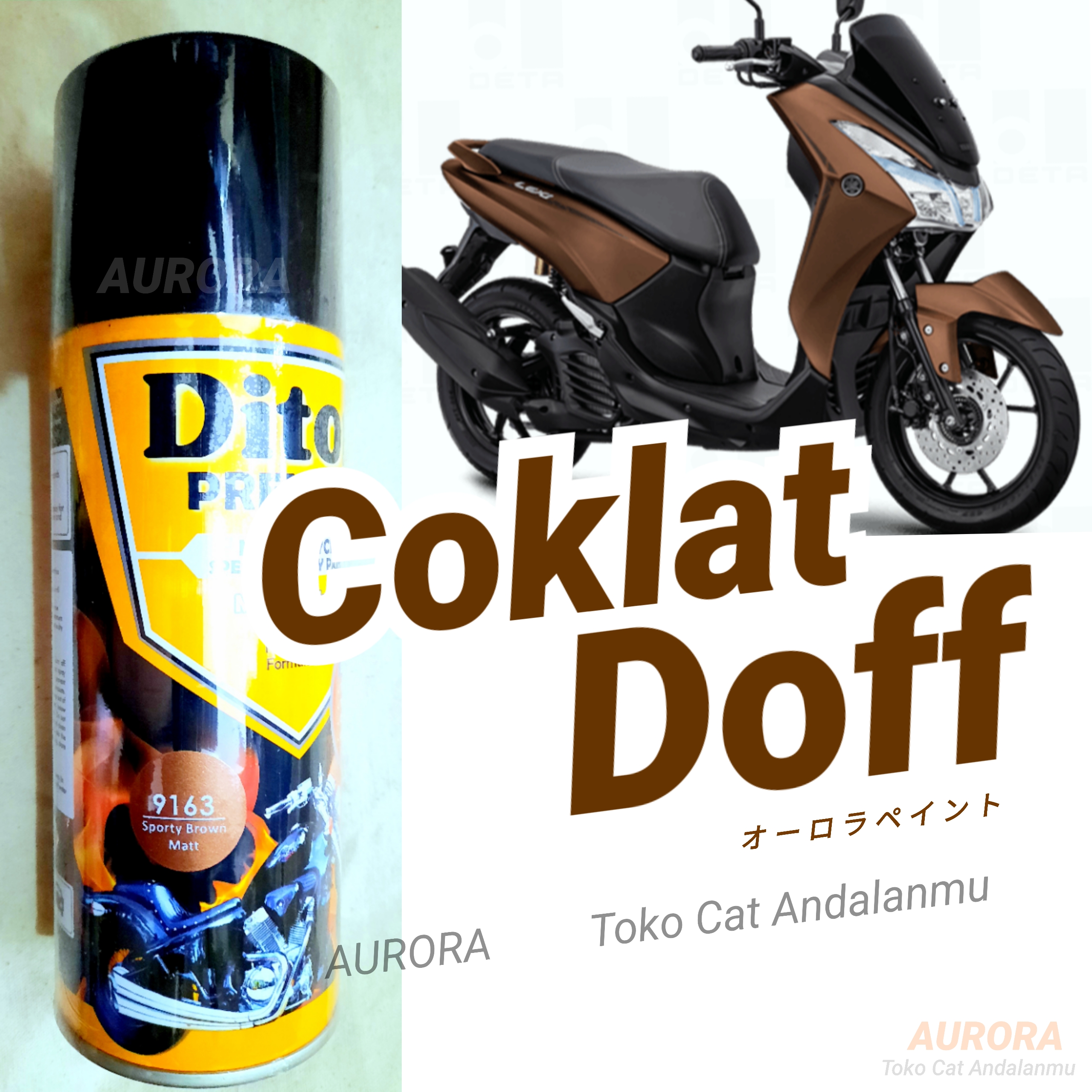 Detail Motor Warna Coklat Doff Nomer 9