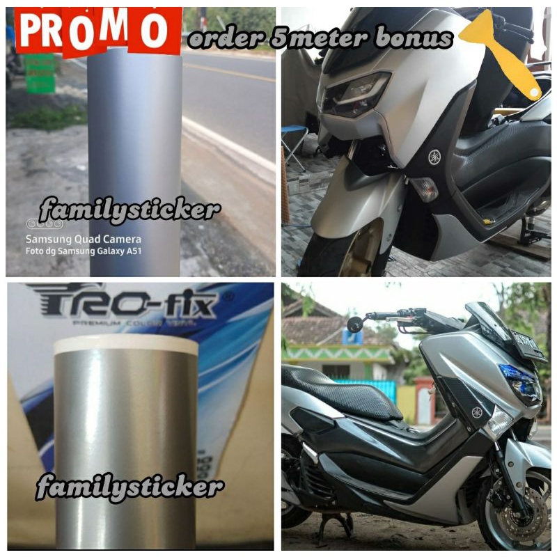 Detail Motor Warna Silver Doff Nomer 25