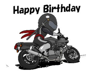 Detail Motorcycle Birthday Clipart Nomer 9