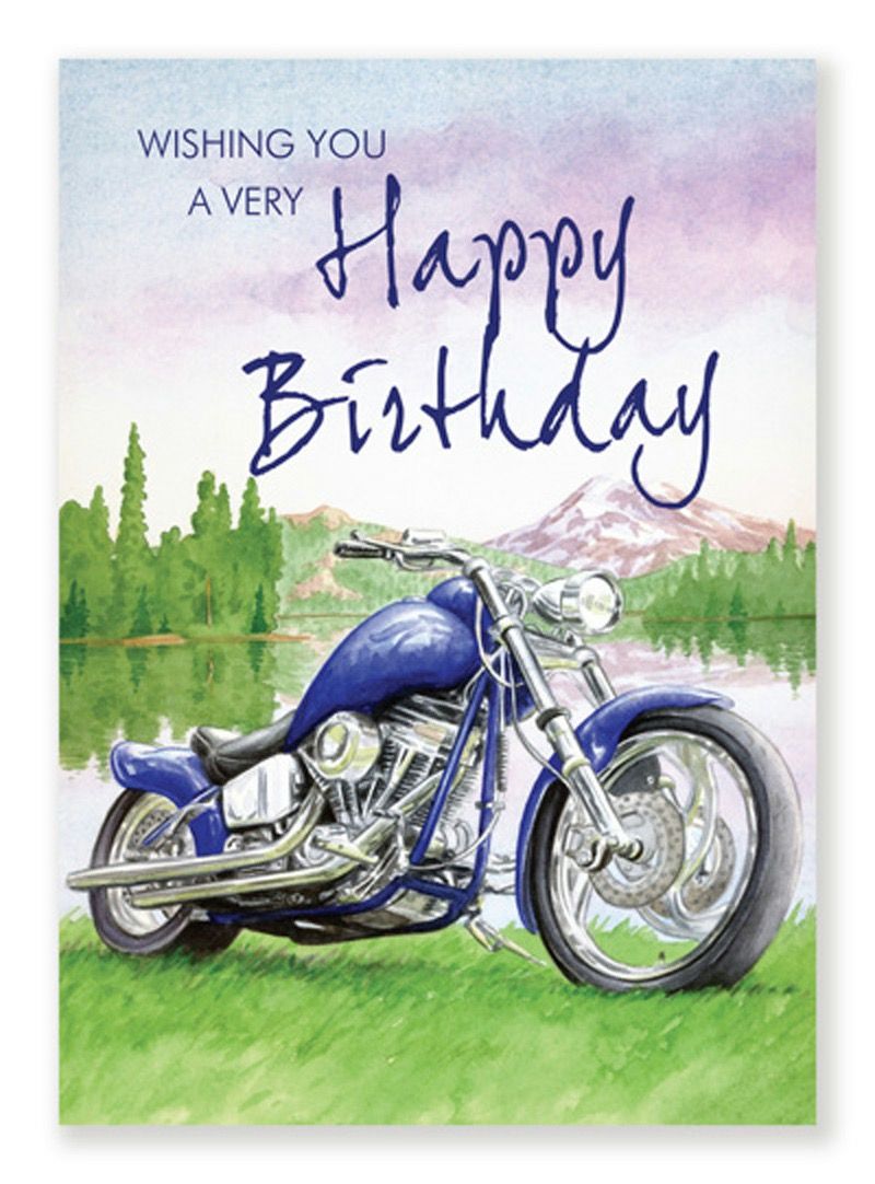 Detail Motorcycle Birthday Clipart Nomer 10