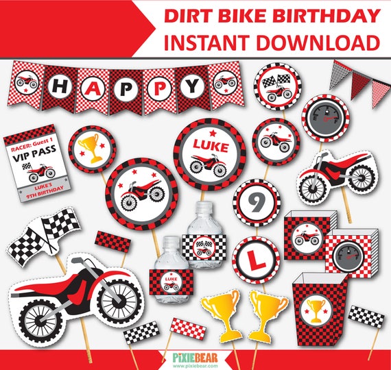 Detail Motorcycle Birthday Clipart Nomer 20