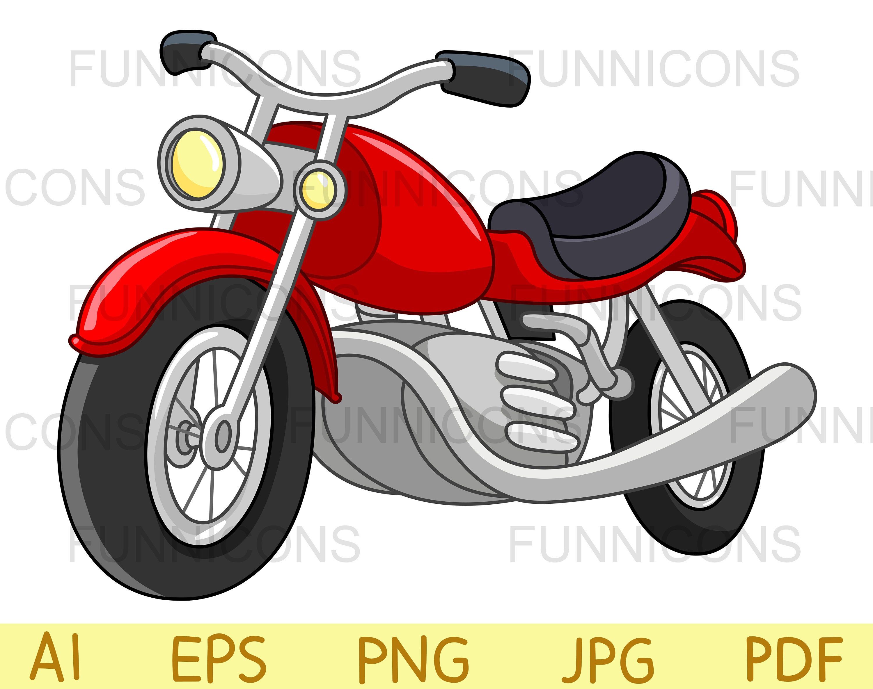 Detail Motorcycle Cartoon Png Nomer 25