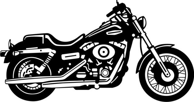 Detail Motorcycle Clipart Harley Nomer 3
