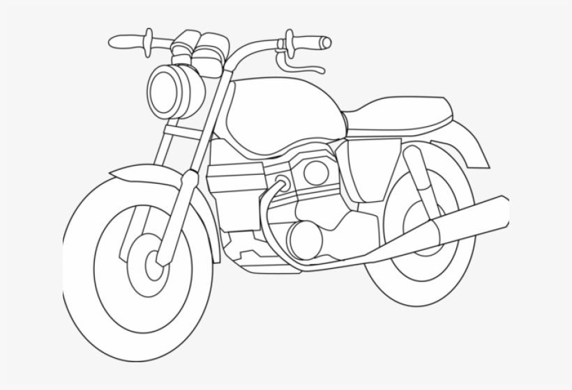 Detail Motorcycle Clipart Harley Nomer 40