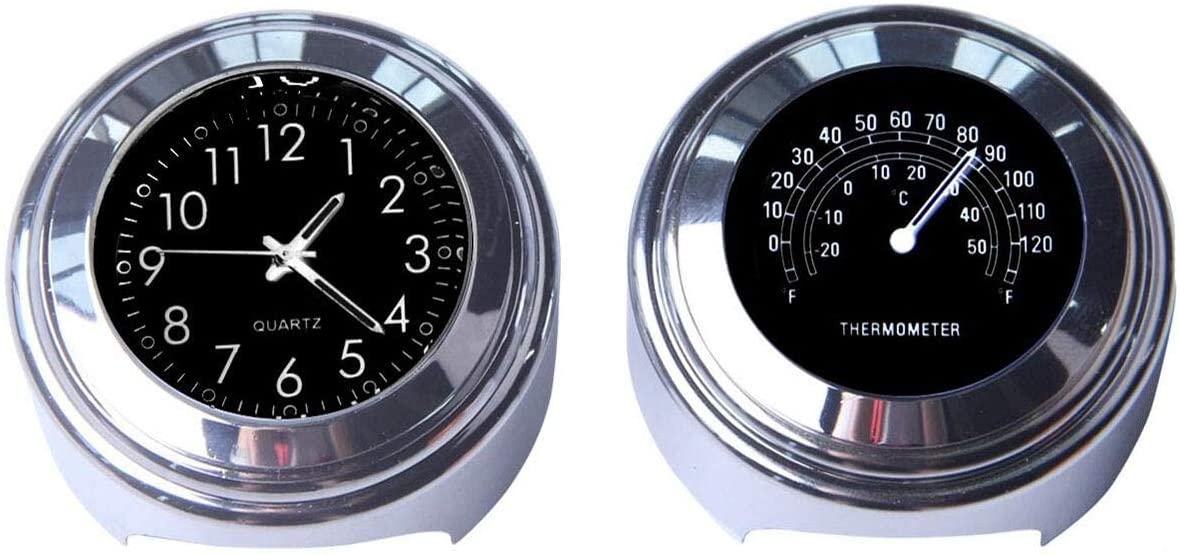 Motorcycle Clock And Thermometer - KibrisPDR