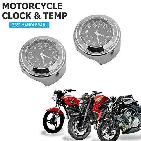 Detail Motorcycle Clock And Thermometer Nomer 21