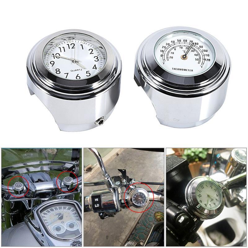 Detail Motorcycle Clock And Thermometer Nomer 25