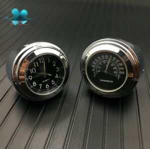 Detail Motorcycle Clock And Thermometer Nomer 28