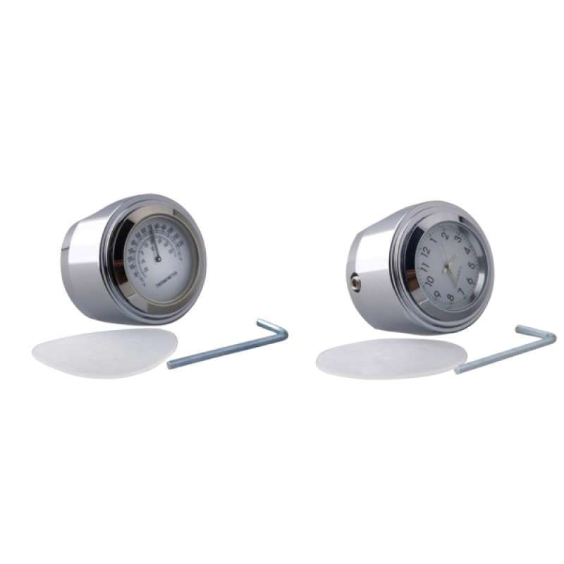 Detail Motorcycle Clock And Thermometer Nomer 33