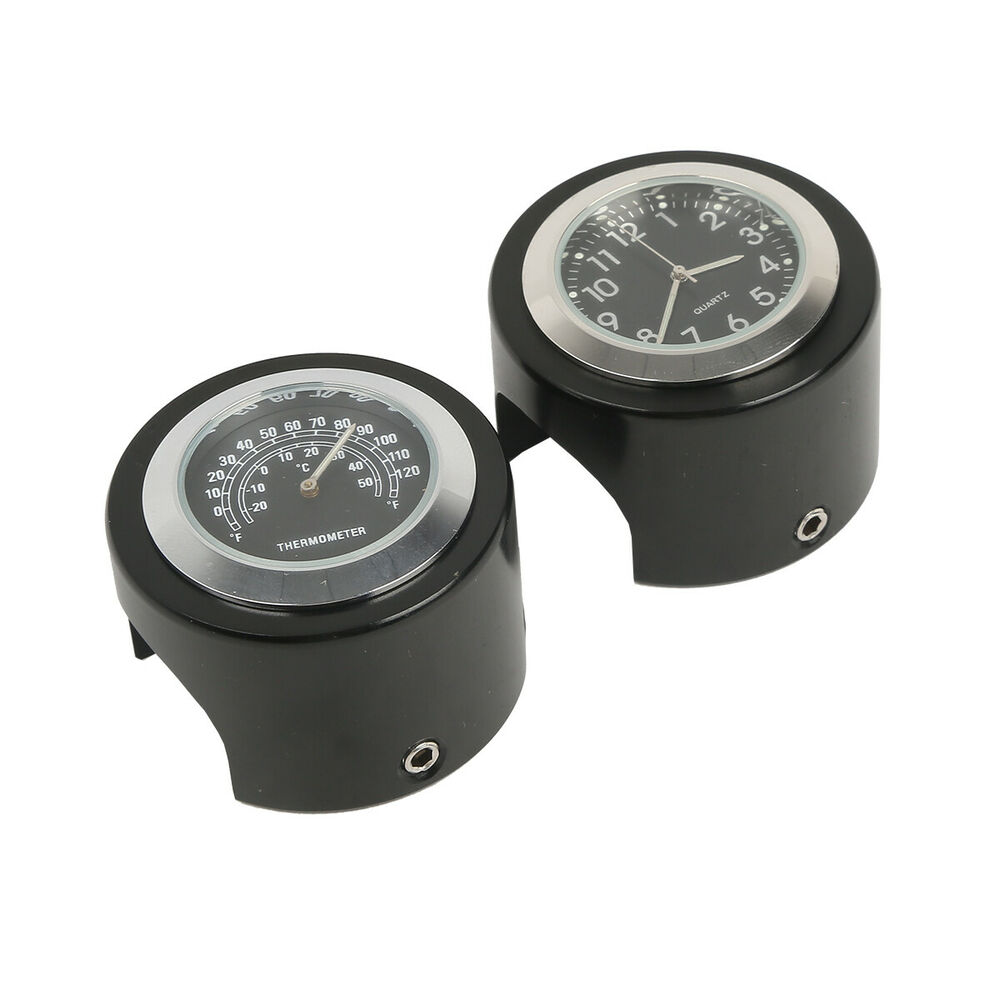 Detail Motorcycle Clock Thermometer Nomer 10