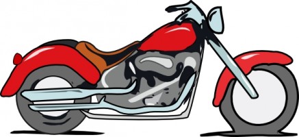 Detail Motorcycle Drawings Clip Art Nomer 10