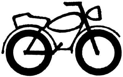 Detail Motorcycle Drawings Clip Art Nomer 16