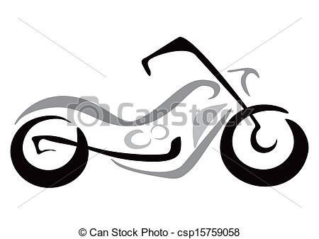 Detail Motorcycle Drawings Clip Art Nomer 21