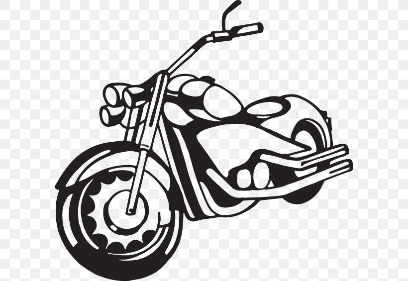 Detail Motorcycle Drawings Clip Art Nomer 47