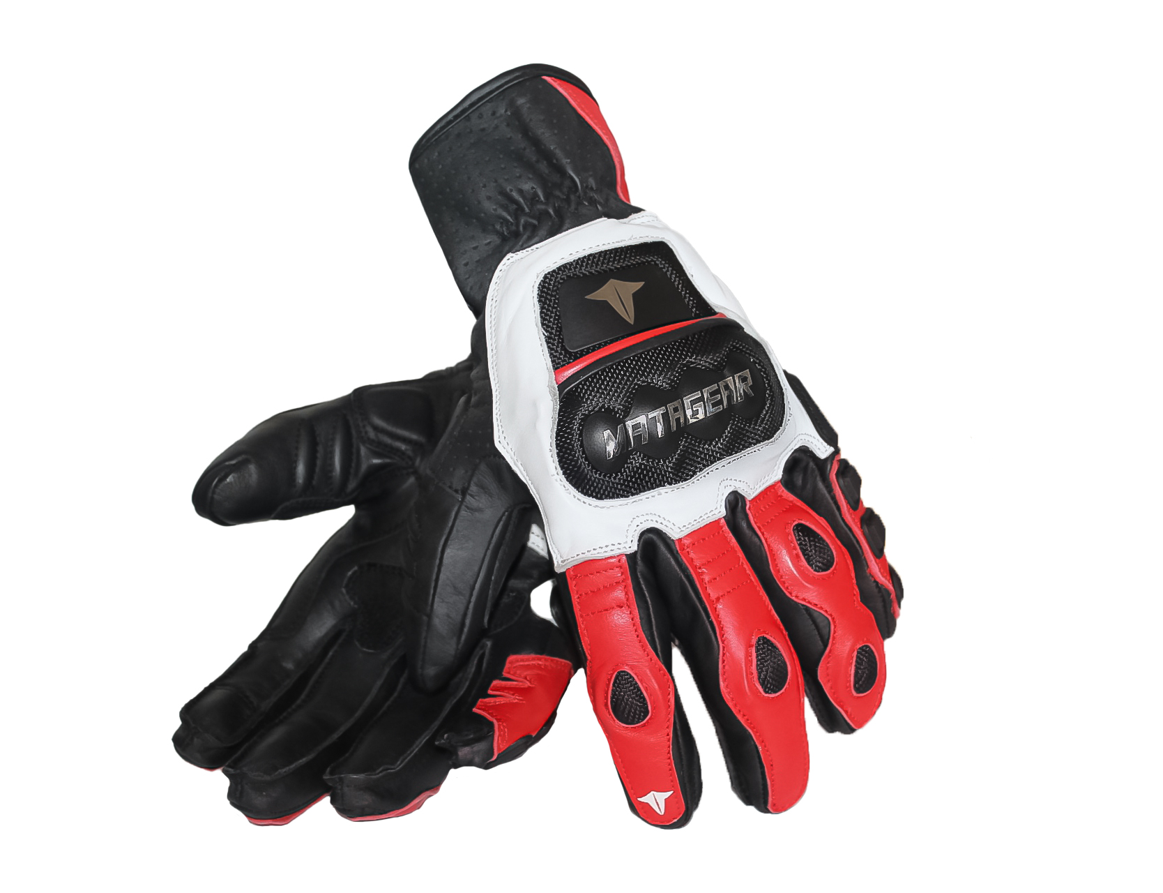 Detail Motorcycle Gloves Kangaroo Leather Nomer 22