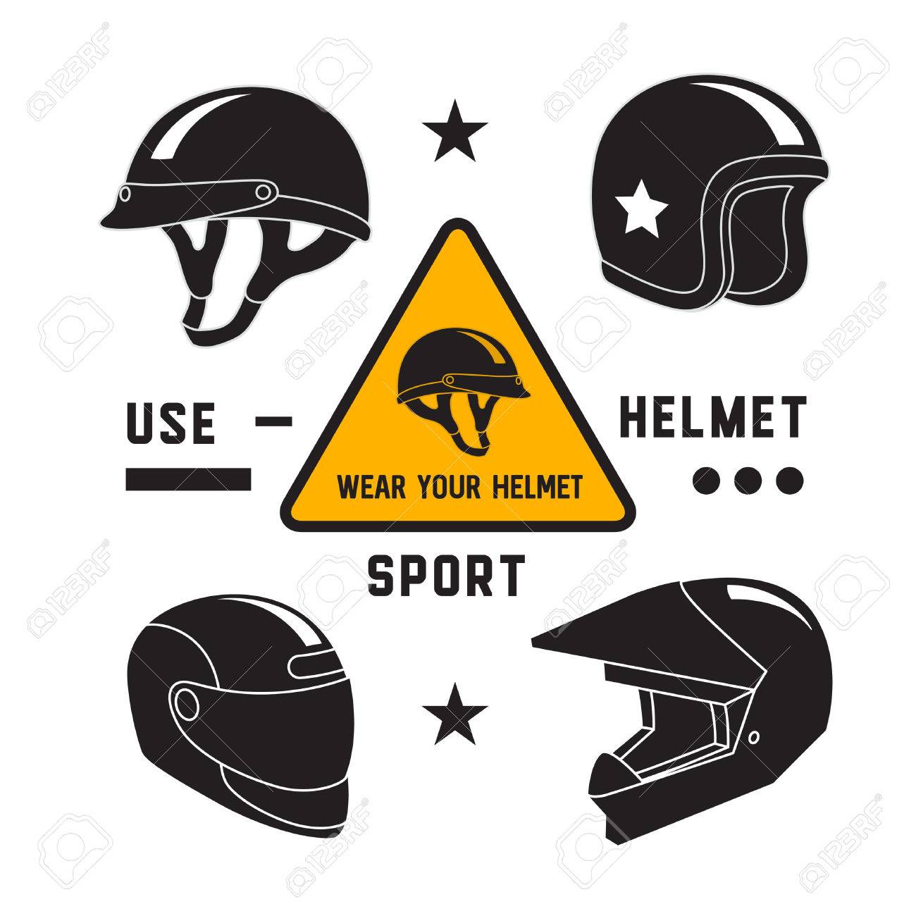 Detail Motorcycle Helmet Vector Nomer 9