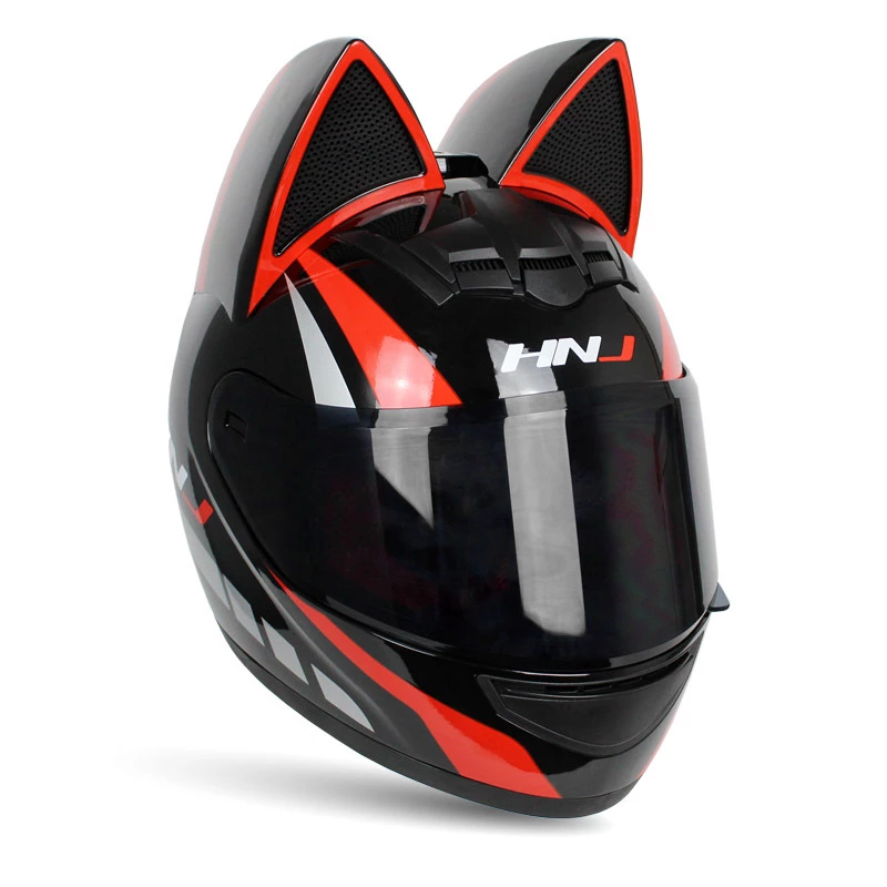 Detail Motorcycle Helmets Cat Ears Nomer 32