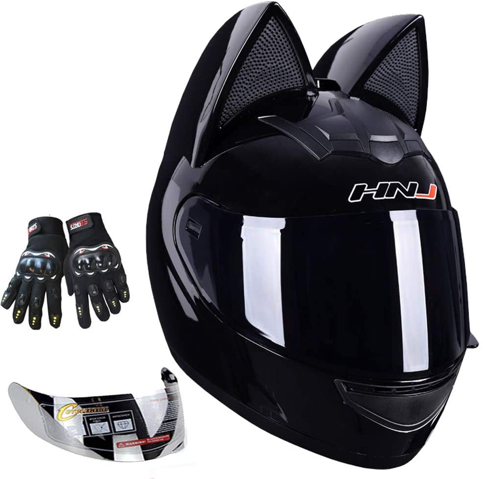 Detail Motorcycle Helmets Cat Ears Nomer 8