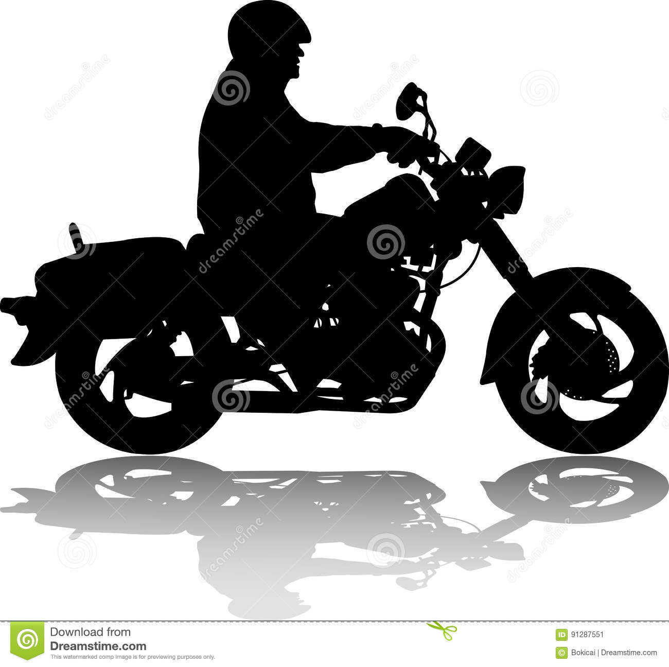 Detail Motorcycle Silhouette Clip Art Nomer 13