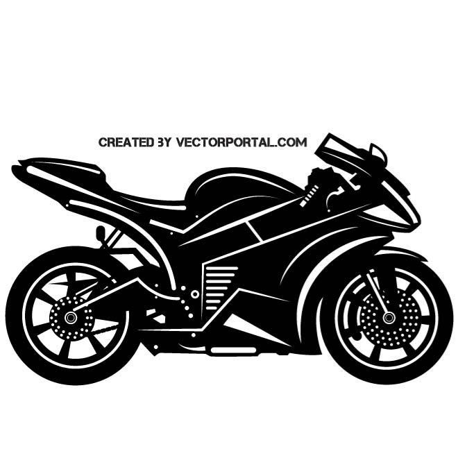 Detail Motorcycle Silhouette Clip Art Nomer 36