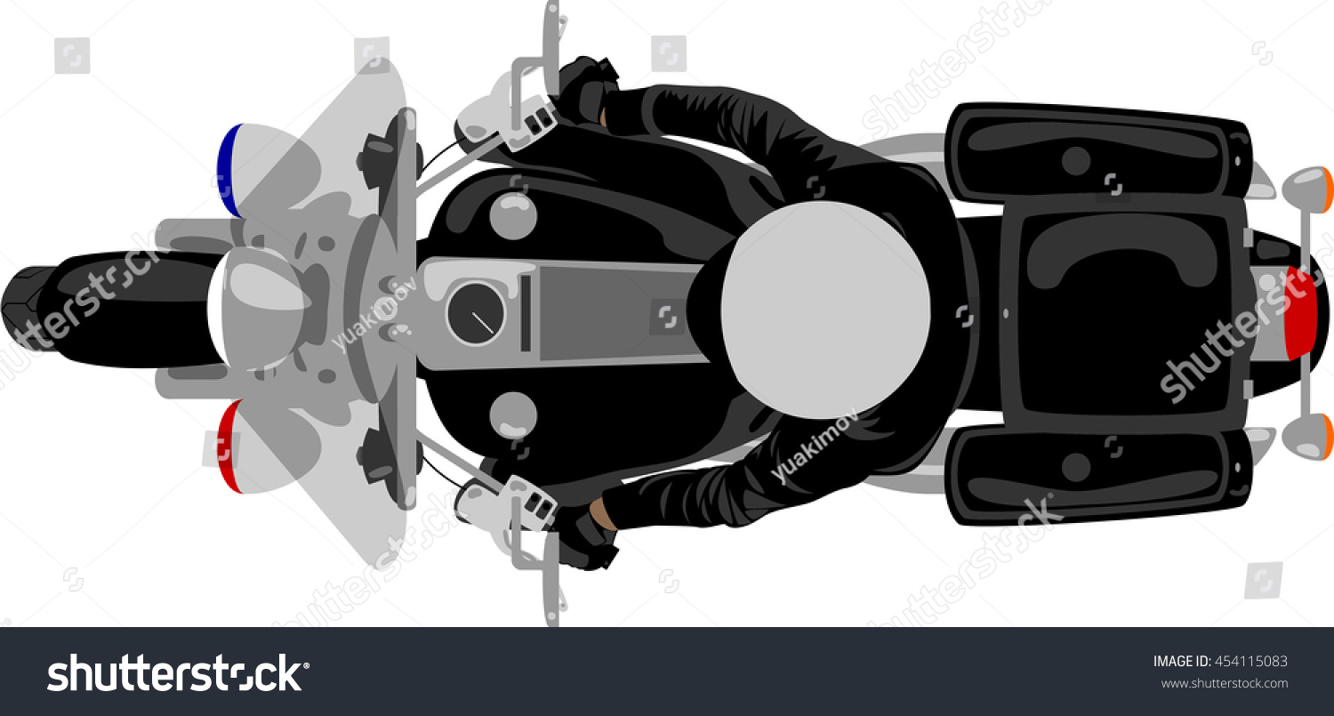 Detail Motorcycle Top View Png Nomer 27