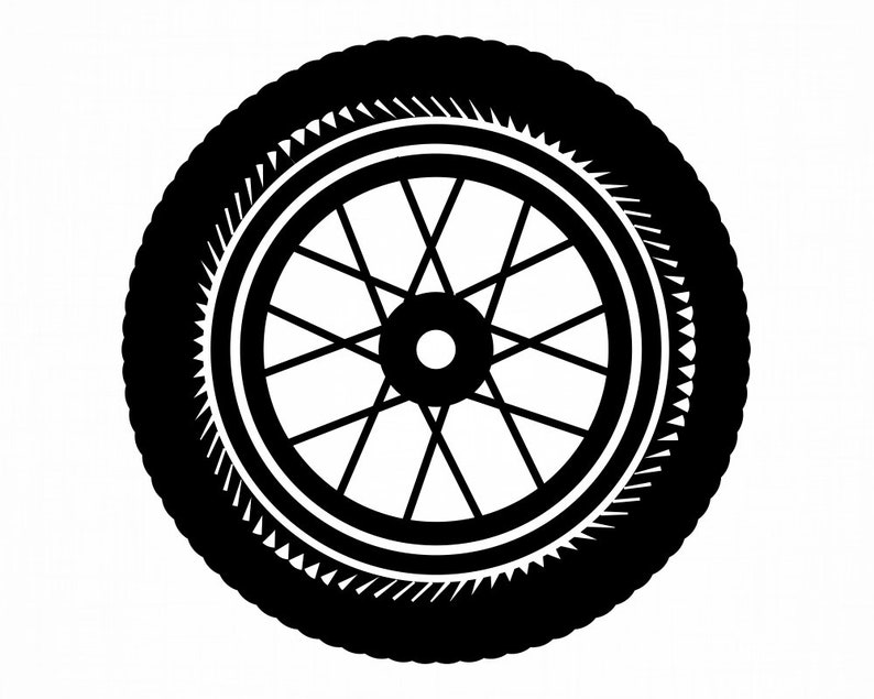 Detail Motorcycle Wheel Clipart Nomer 2