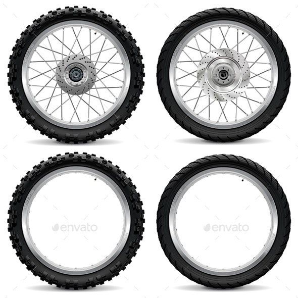 Detail Motorcycle Wheel Clipart Nomer 28