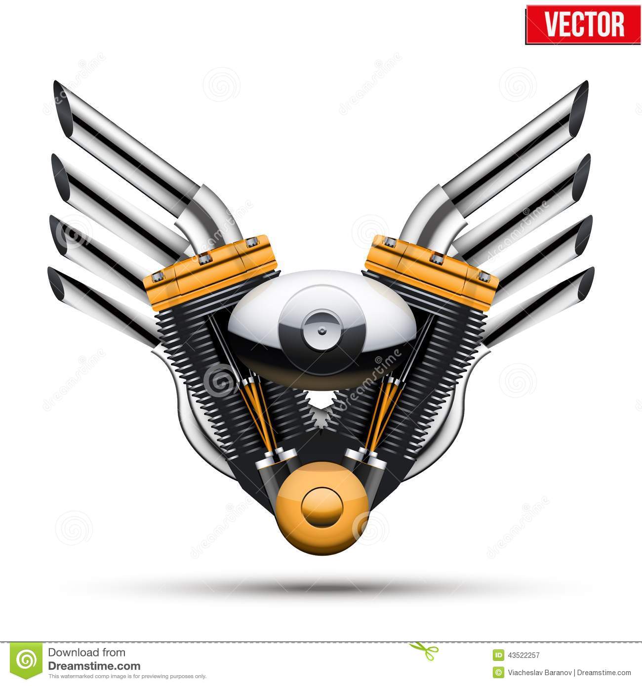 Detail Motorcycle With Wings Clipart Nomer 11