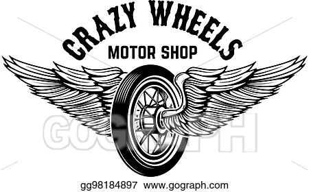 Detail Motorcycle With Wings Clipart Nomer 15