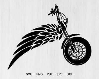 Detail Motorcycle With Wings Clipart Nomer 16