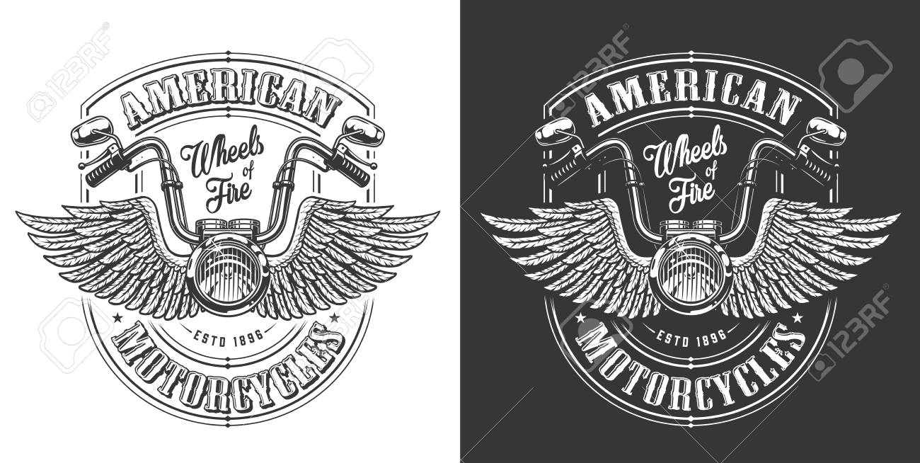 Detail Motorcycle With Wings Clipart Nomer 19