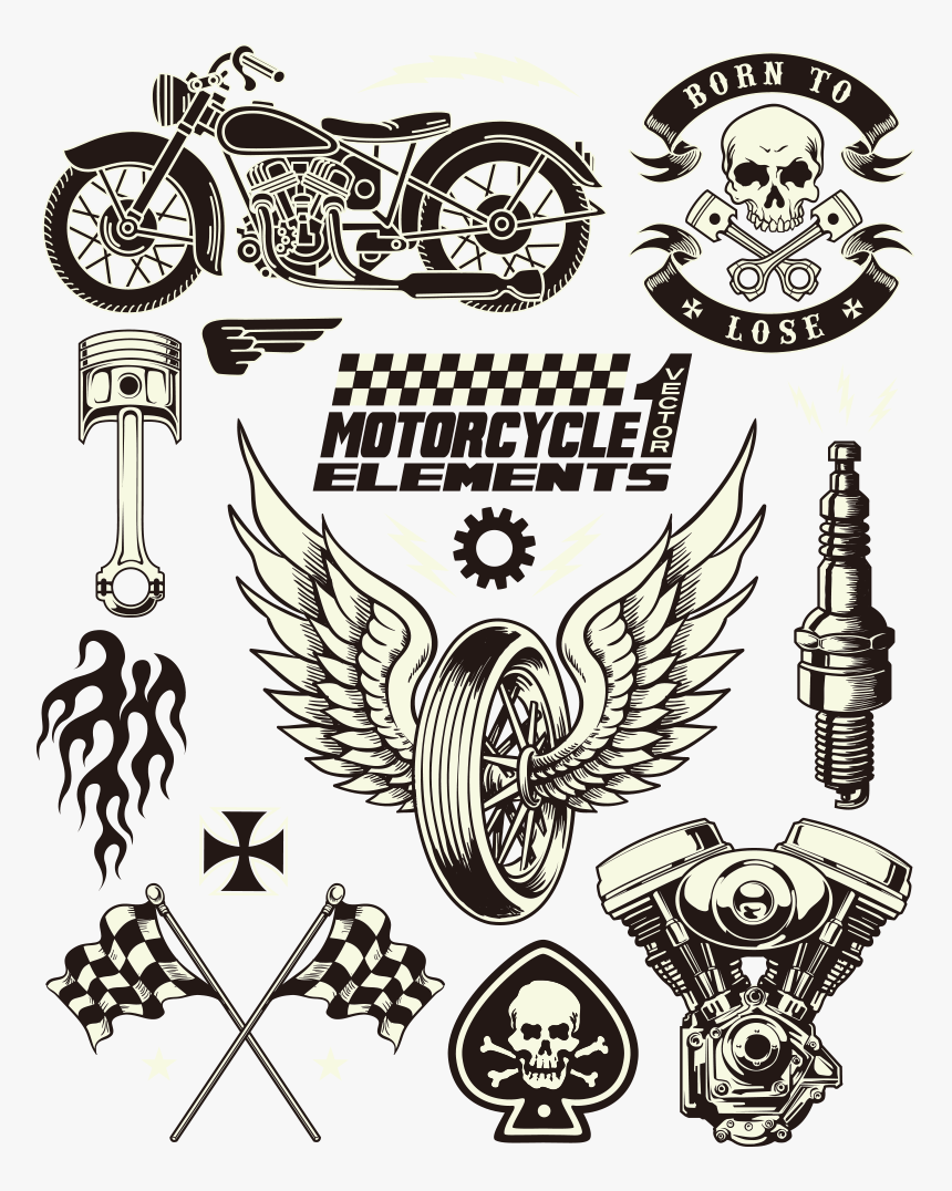 Detail Motorcycle With Wings Clipart Nomer 36