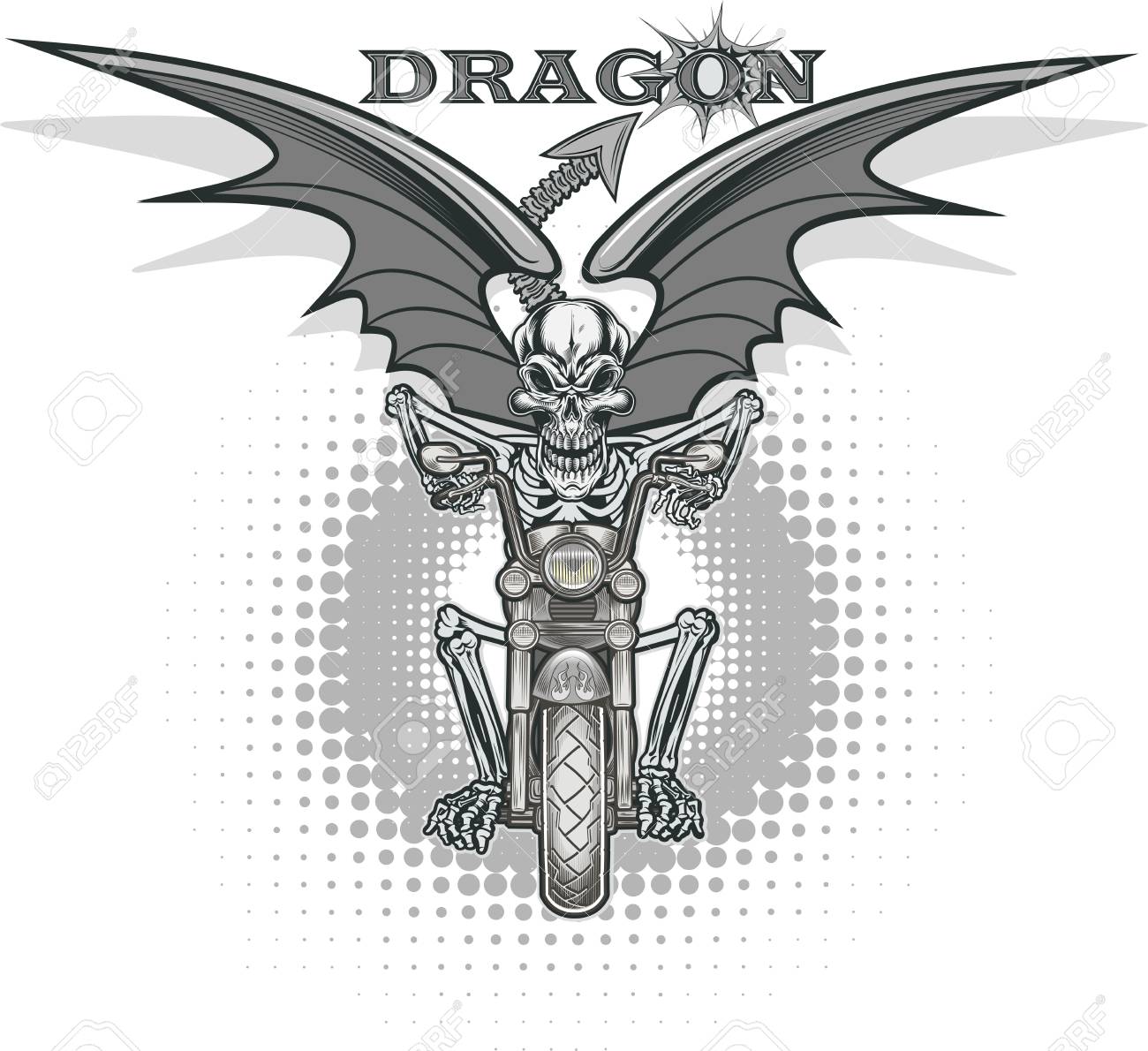 Detail Motorcycle With Wings Clipart Nomer 43