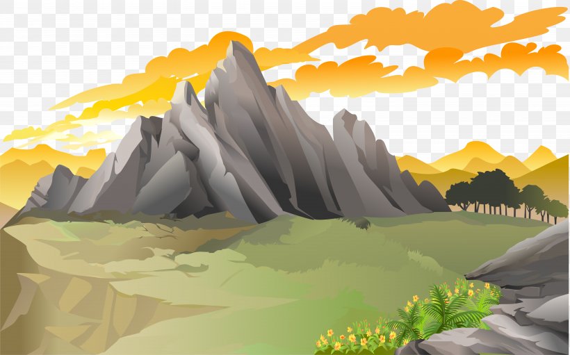 Detail Mountain Clip Art Png Nomer 51