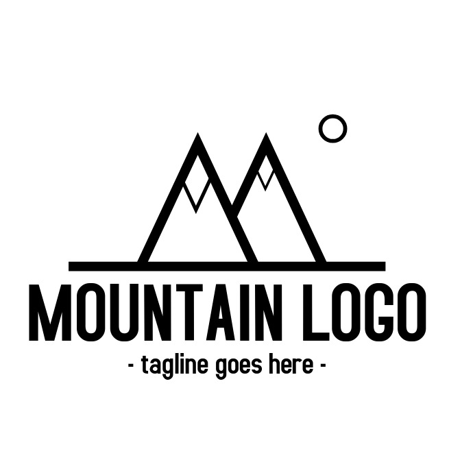 Detail Mountain Logo Gunung Hitam Putih Nomer 46