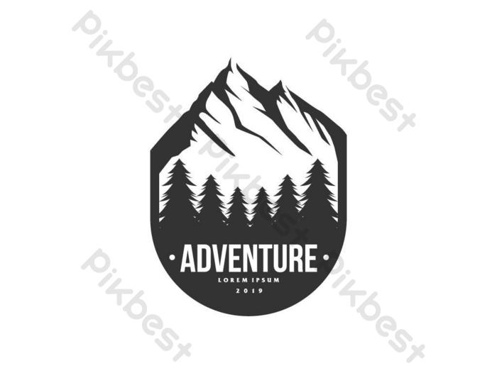 Detail Mountain Logo Gunung Hitam Putih Nomer 49