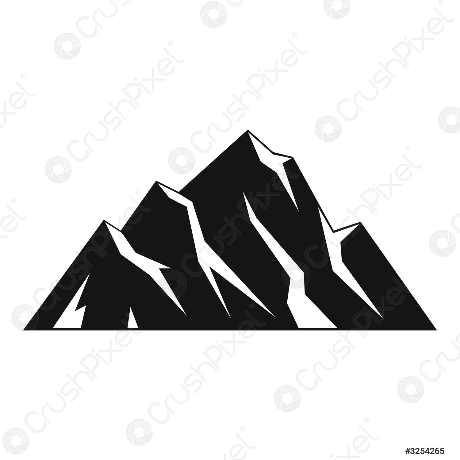 Detail Mountain Png Vector Nomer 50