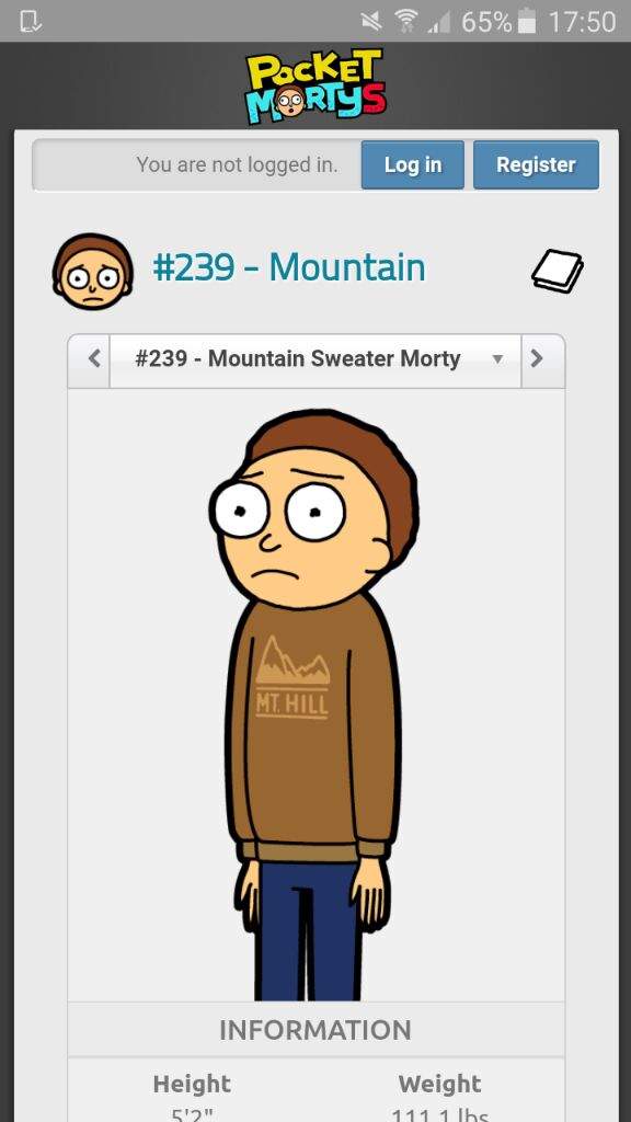 Detail Mountain Sweater Morty Nomer 5