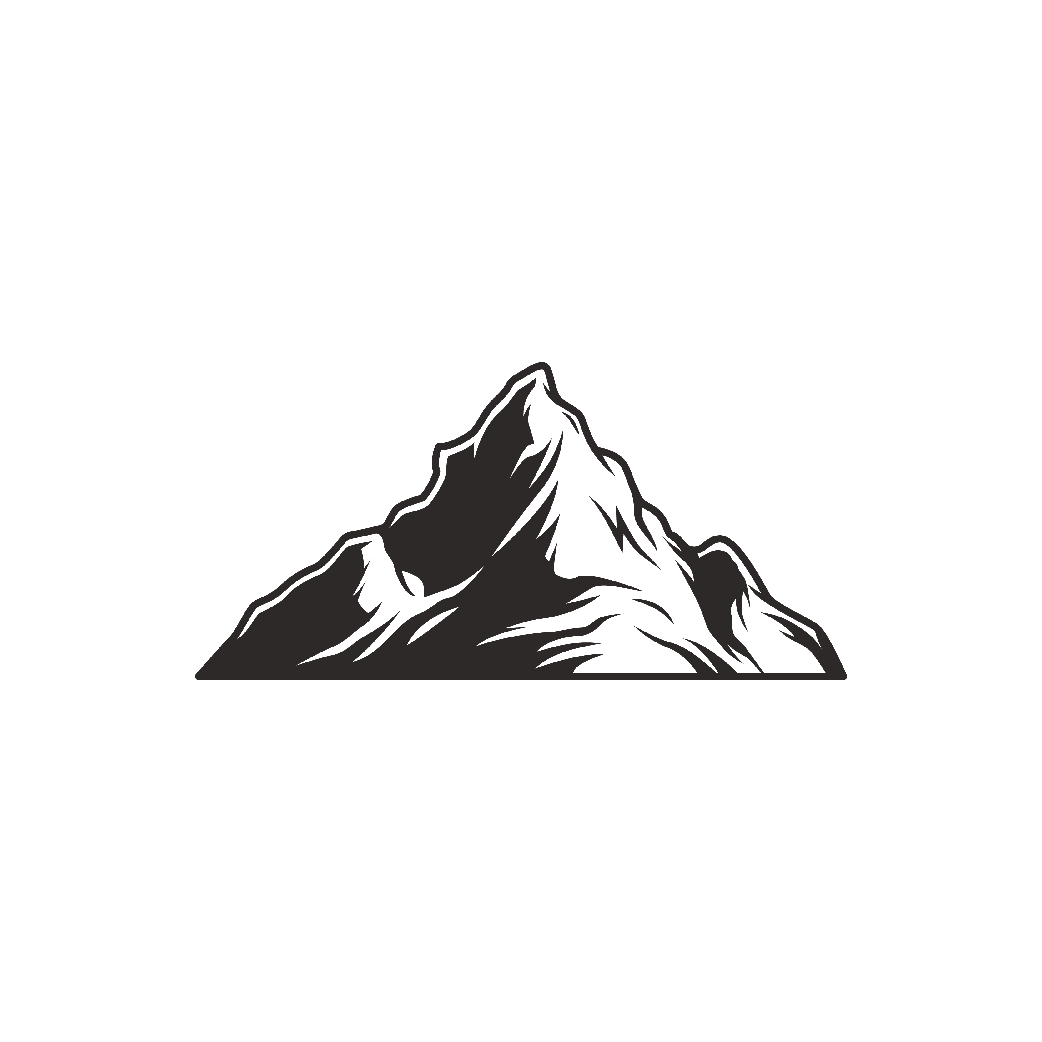 Detail Mountain Transparent Background Nomer 25
