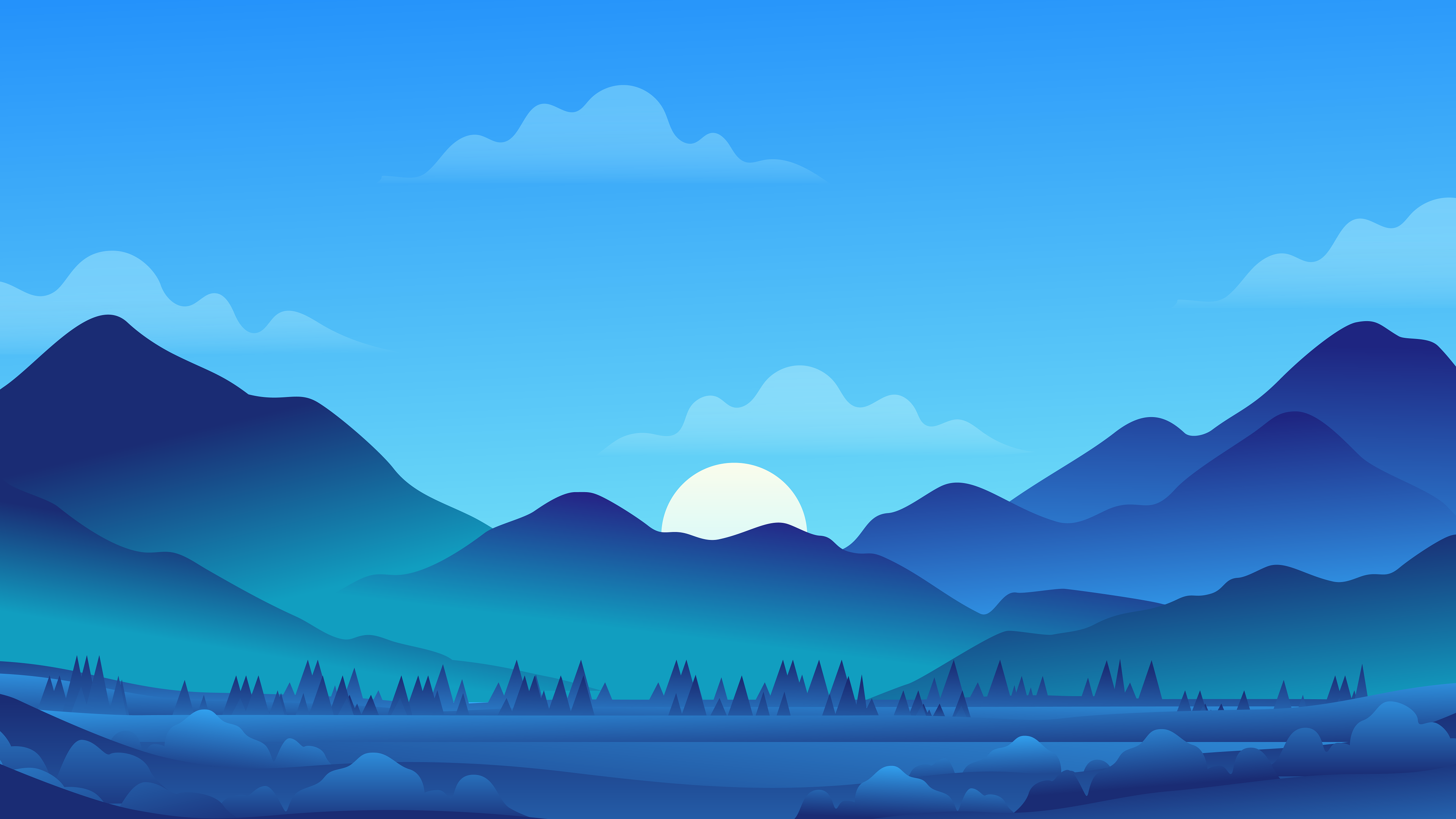 Detail Mountain Vector Wallpaper Nomer 20