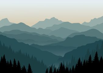 Detail Mountain Vector Wallpaper Nomer 30