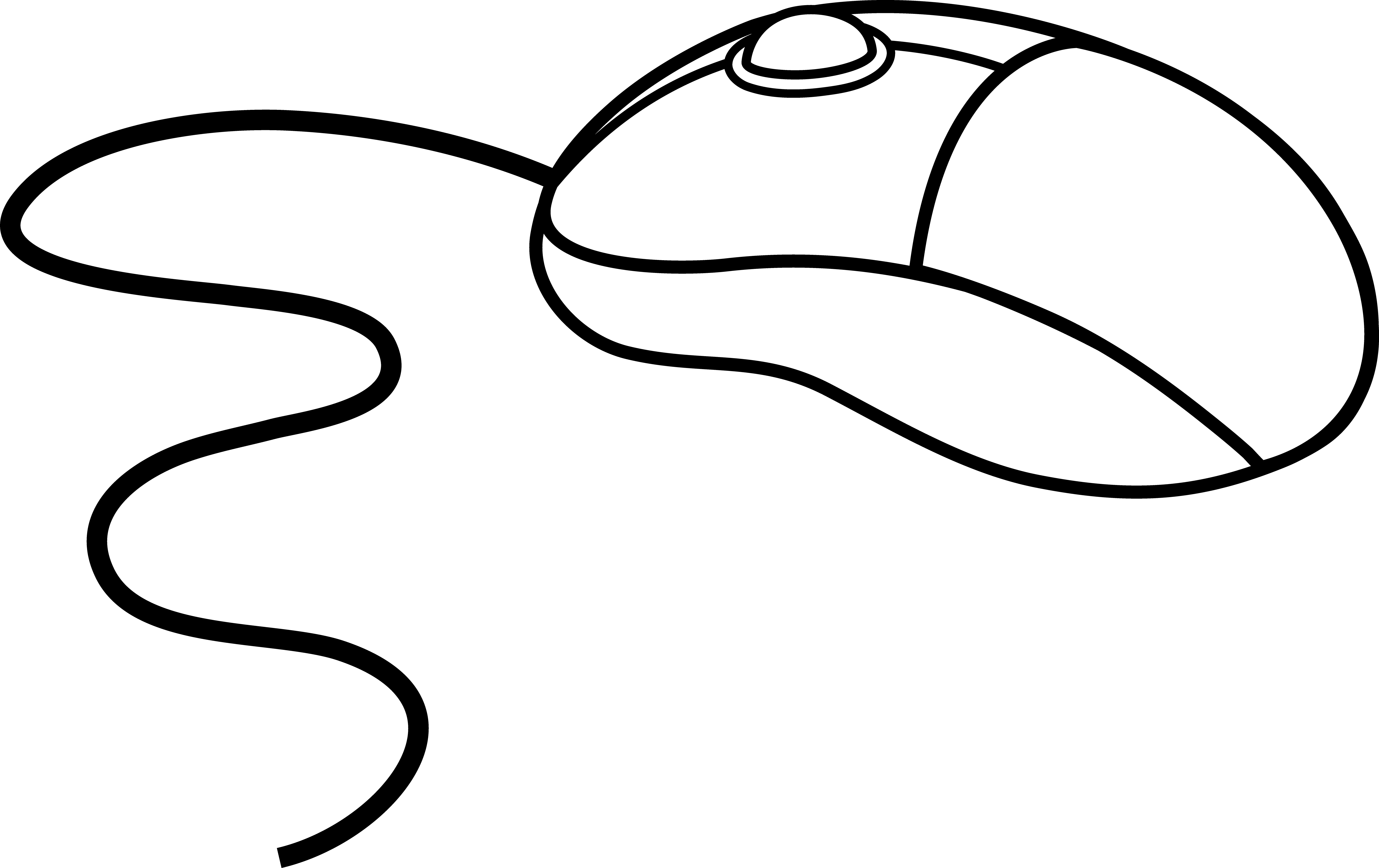 Detail Mouse Clipart Black And White Nomer 19