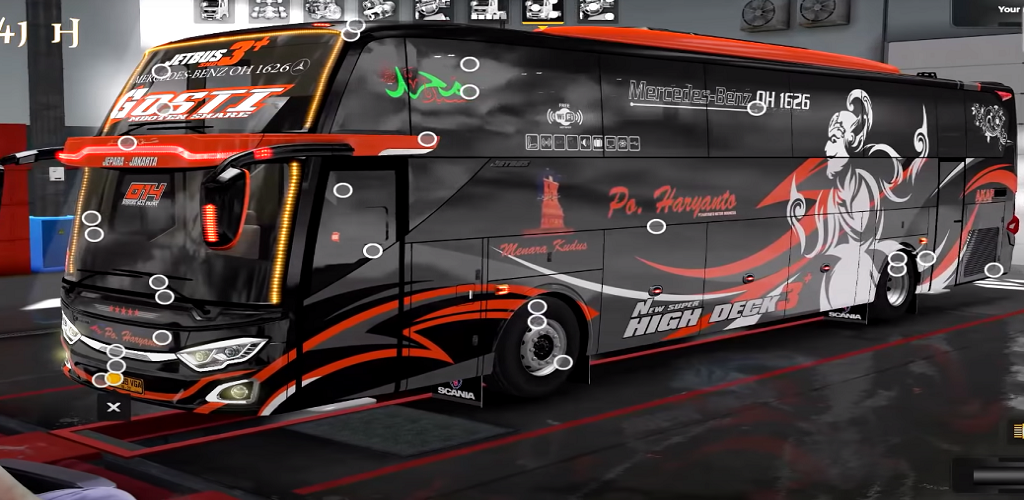 Detail Livery Bus Simulator Keren 3d Nomer 55