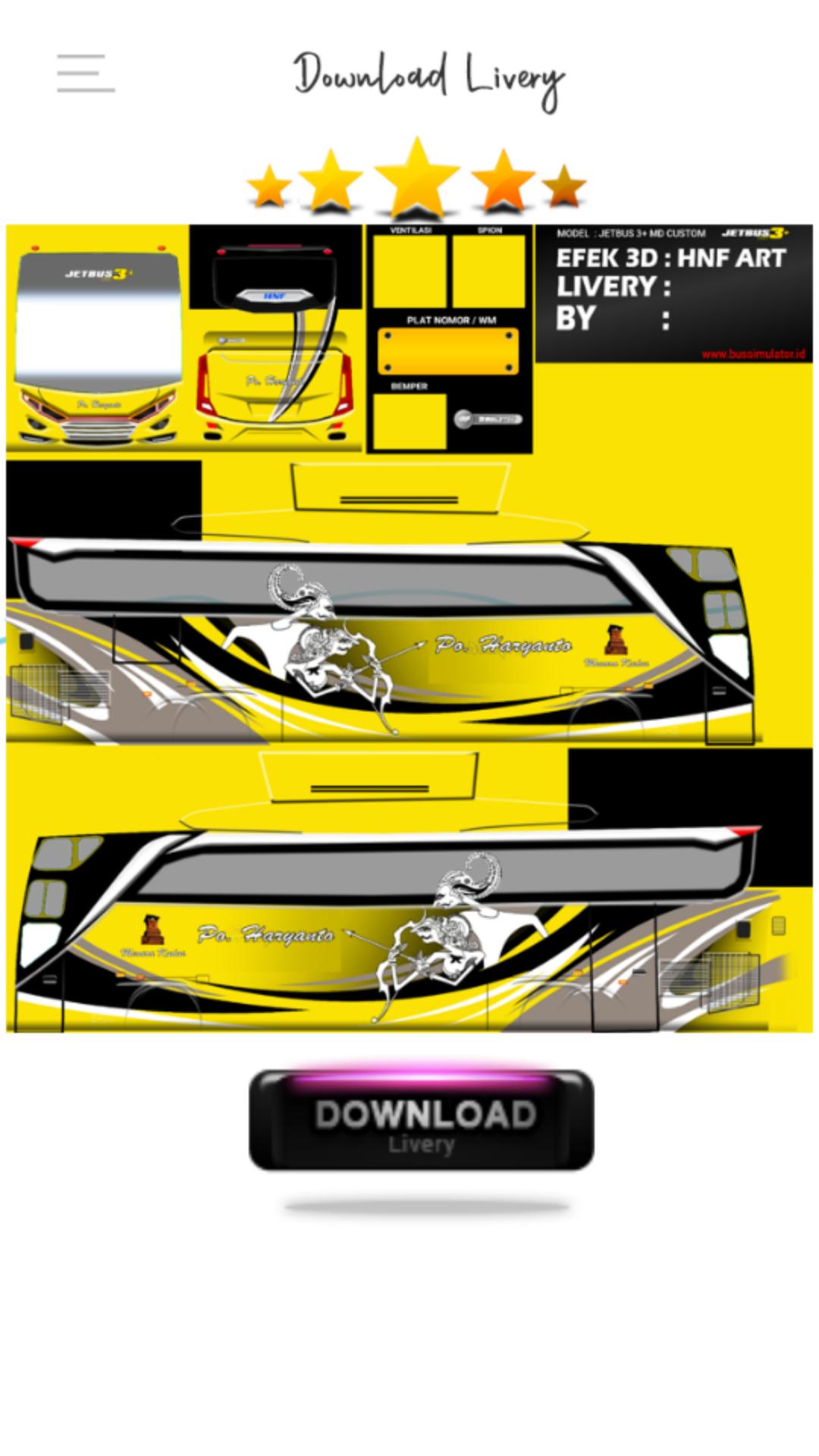 Detail Livery Bussid Hd Png Nomer 23