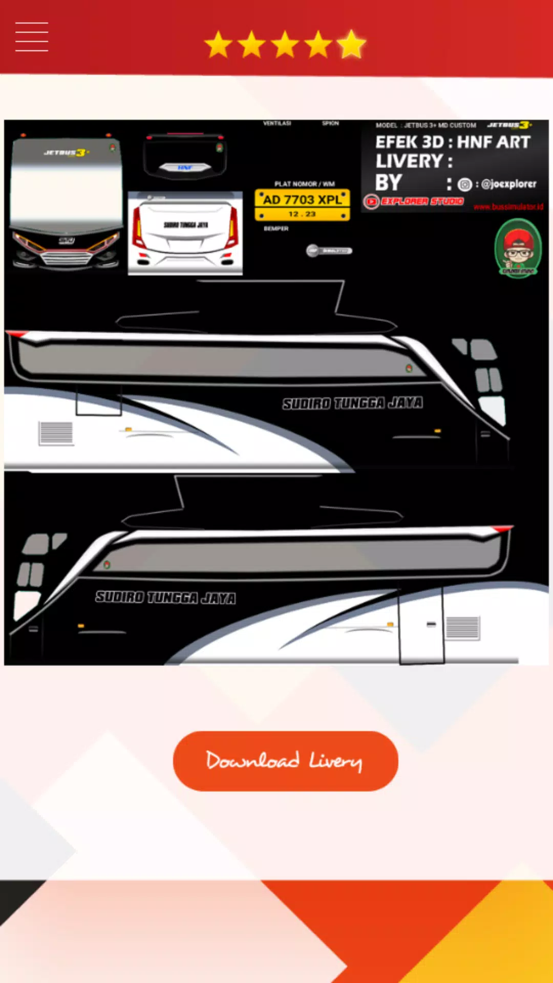 Detail Livery Bussid Hd Png Nomer 4